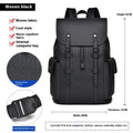 Curved Shoulder Strap Luxury Backpack