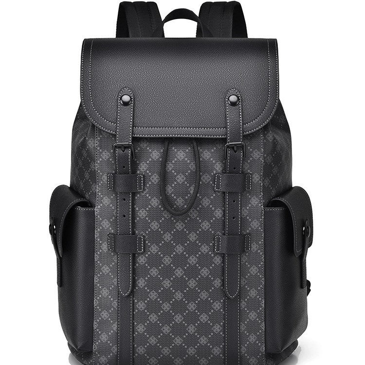 Curved Shoulder Strap Luxury Backpack
